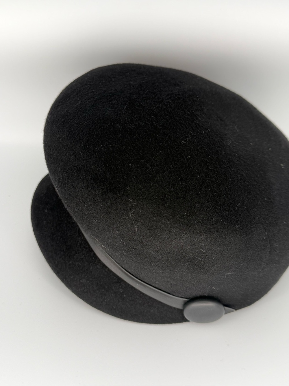 VTG 1950s Lane Bryant Women's Black Hat Union Made Millinery Mid Century USA